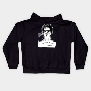 Dark and Gritty Lux Interior Portrait Kids Hoodie